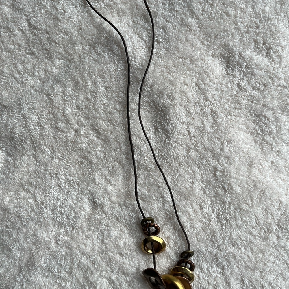 Elegant Brown Beaded Necklace